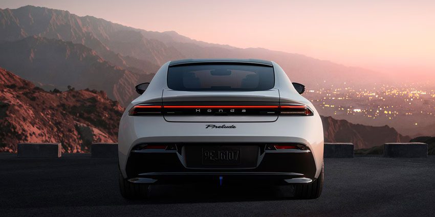 2026 Honda Prelude Rear Elevation