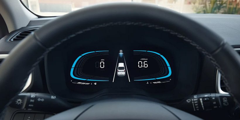 2026 Hyundai Venue SE 4.2-inch instrument cluster