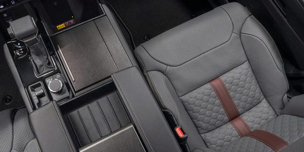 2026 Toyota Tundra - Top-down view (front row perspective)