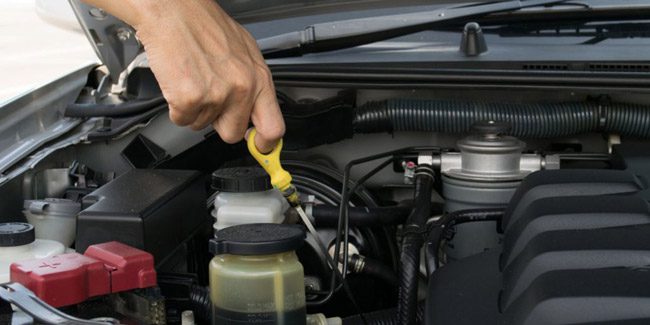 Check engine oil level