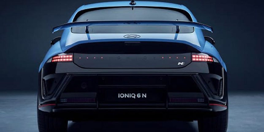 Hyundai Ioniq 6N Rear Elevation