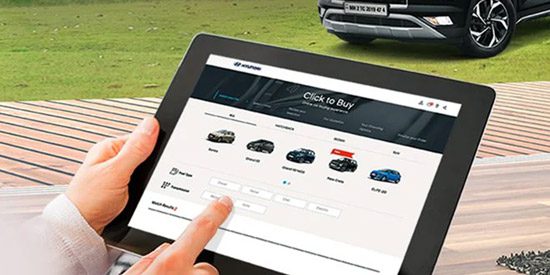 View and buy cars on your laptop