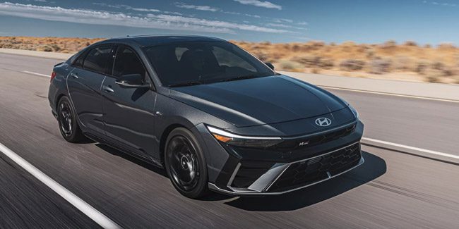 2026 Elantra N Line - driving shot