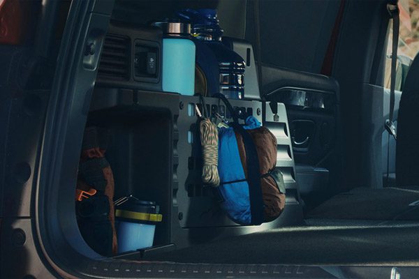 2026 Passport TrailSport Elite in Sunset Orange with Black Interior and accessory MOLLE Panel Set