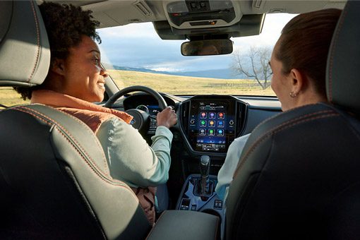 2026 Subaru Crosstrek Sport interior shown in Sport cloth