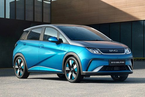 BYD Dolphin Front Three-Quarter
