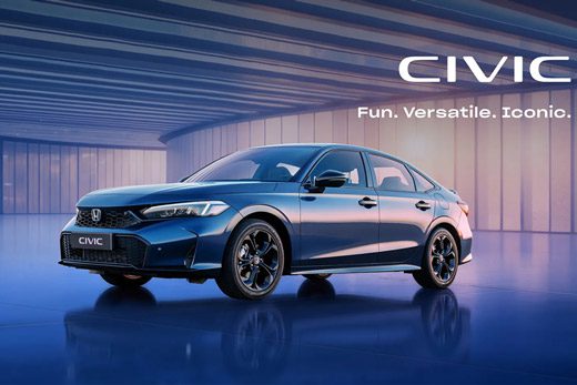 Honda Civic Front Three-Quarter