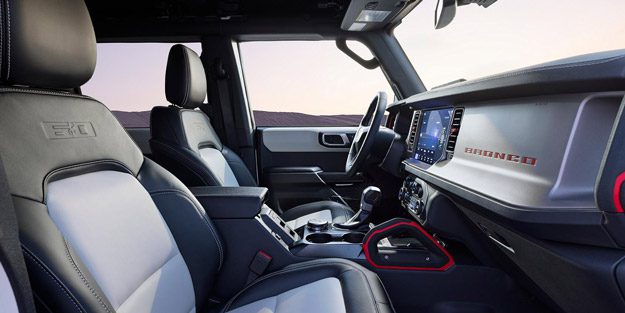 2026 Ford Bronco front passenger space