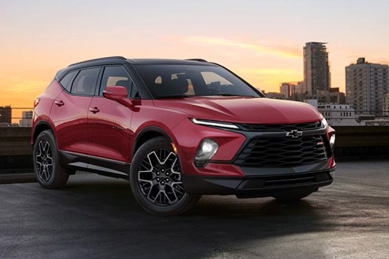 2026 Red Chevy Blazer