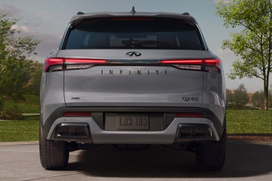 2025 INFINITI QX60 exterior back view