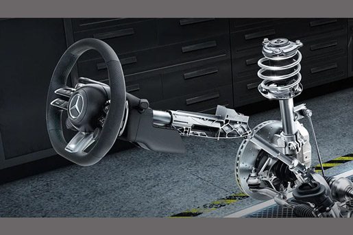 2026 Mercedes-AMG GLC features a three-stage AMG parametric steering system