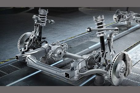 2026 Mercedes-AMG GLC with 4-wheel multilink suspension