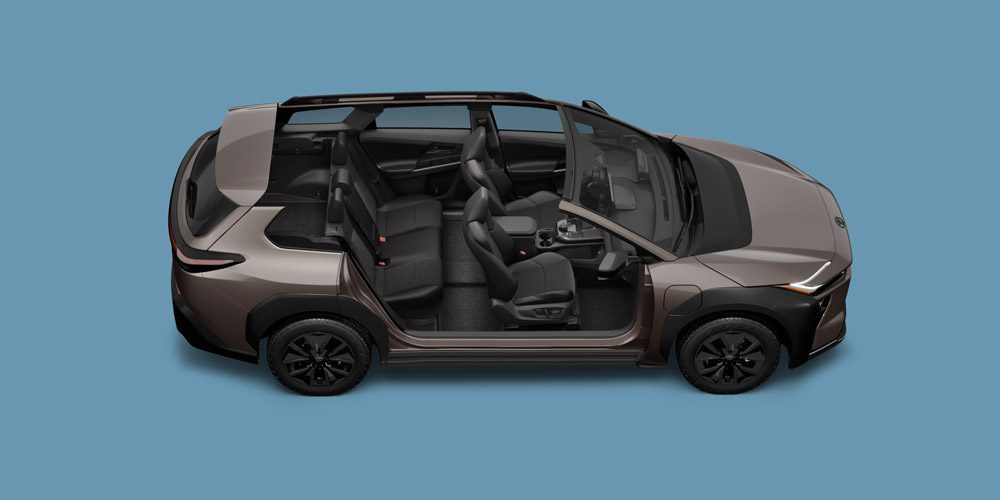 2026 Toyota bZ Woodland interior seating space