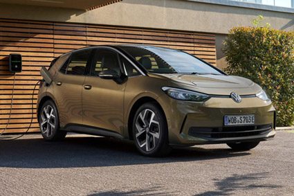 A Volkswagen ID.3 charging
