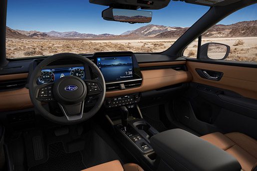 Interior of the 2026 Subaru Outback