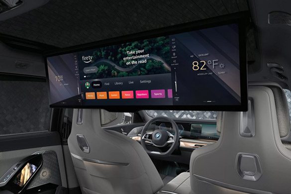 2026 BMW i7 rear-seat large screen