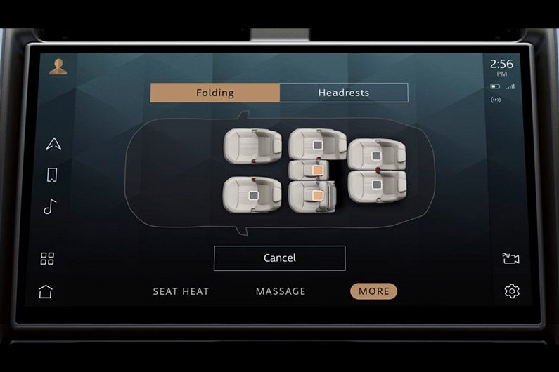 2026 Land Rover Discovery center console display