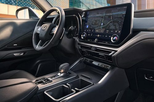 2026 Lexus TX 350 Interface with 14-inch touchscreen display