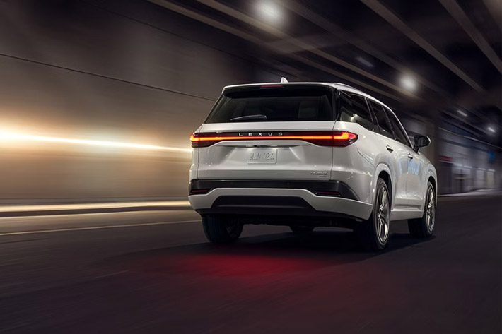 2026 Lexus TX 350 Luxury All-Wheel-Drive in Wind Chill Pearl.