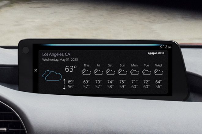 2026 Mazda 3 center console screen