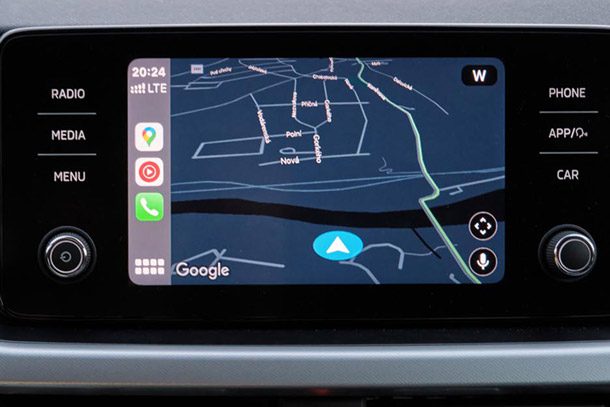 Android Auto in-car navigation Google Maps
