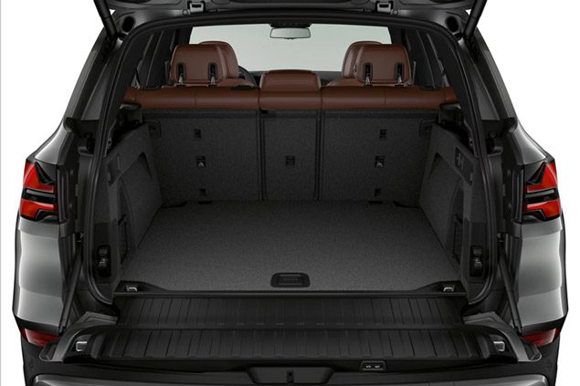 BMW X5 trunk space