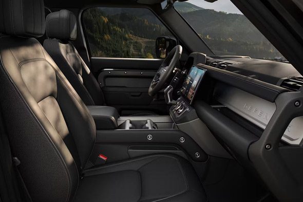 Defender side View Of Captain Chairs