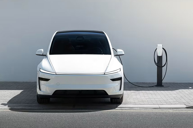Tesla Model Y charging