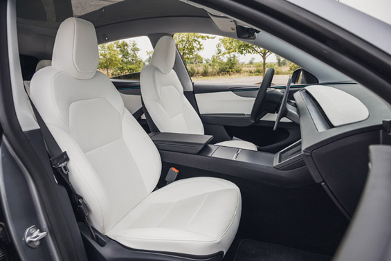 2026 Tesla Model Y front seats