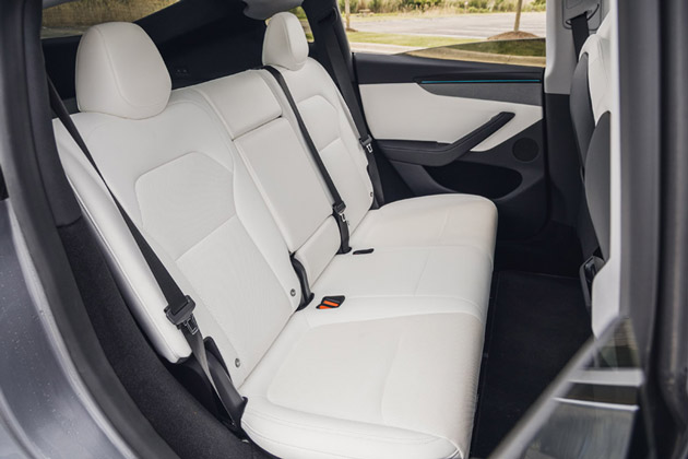 2026 Tesla Model Y rear seats