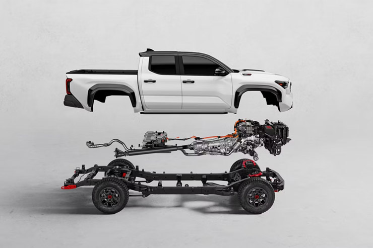2026 Toyota Tacoma TRD Pro powertrain structure
