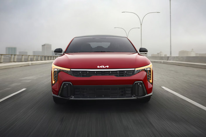 Front view of the 2026 Kia K4 sedan