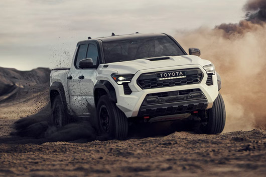 Front view of the 2026 Toyota Tacoma TRD Pro