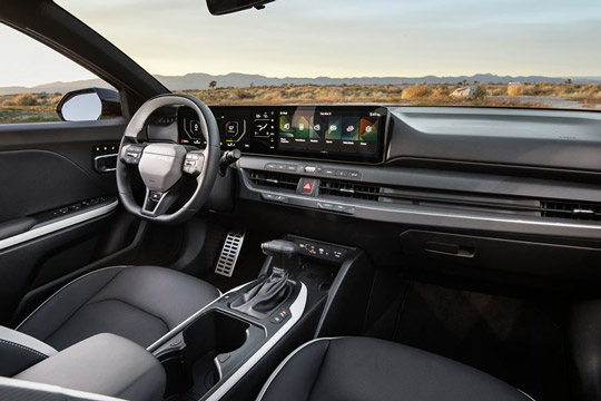 Interior of the 2026 Kia K4 sedan