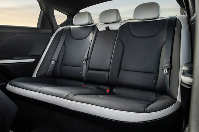 Rear seat space in the 2026 Kia K4 sedan