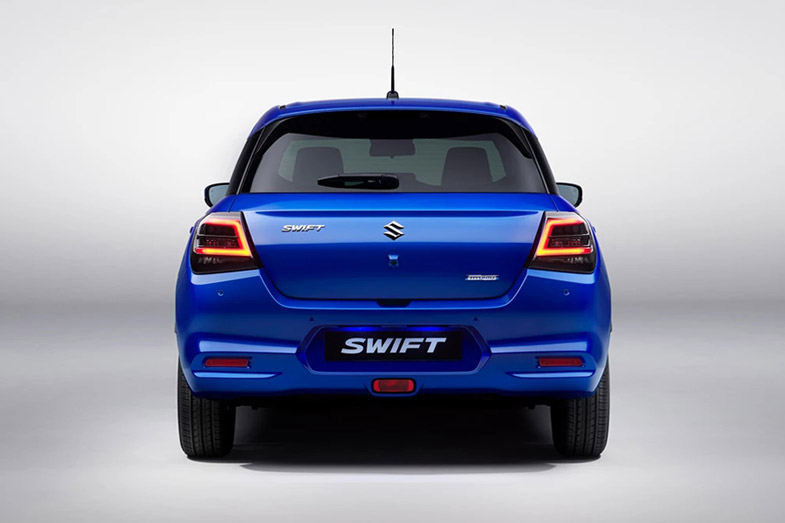 Rear view of Suzuki Swift
