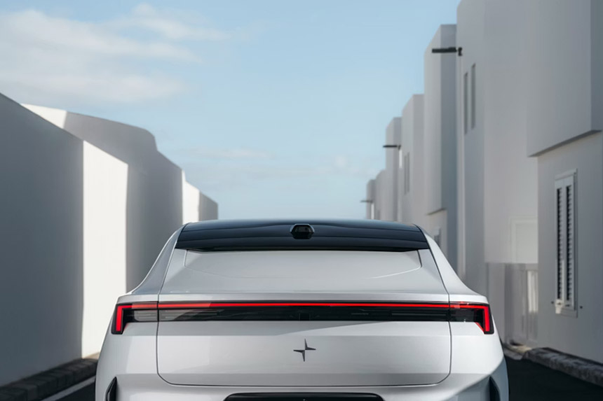 Rear view of the 2026 Polestar 4