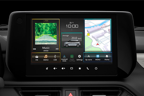 Suzuki Swift central control display screen