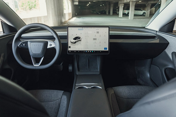 2026 Tesla Model 3 front interior