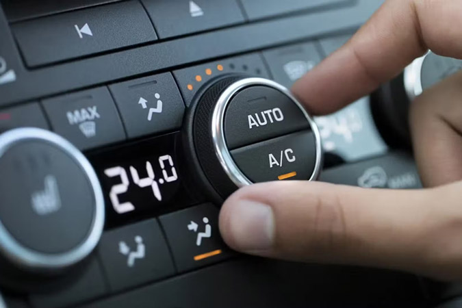 Car air conditioning knob