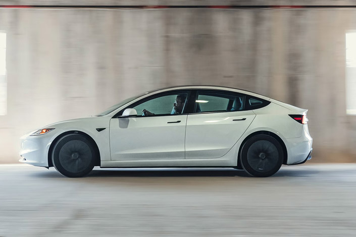 Side view of the 2026 Tesla Model 3